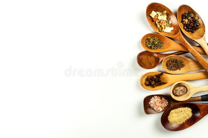 https://thumbs.dreamstime.com/b/different-spice-types-wooden-spoon-sale-spices-spices-white-background-different-spice-types-wooden-spoon-sale-130015642.jpg