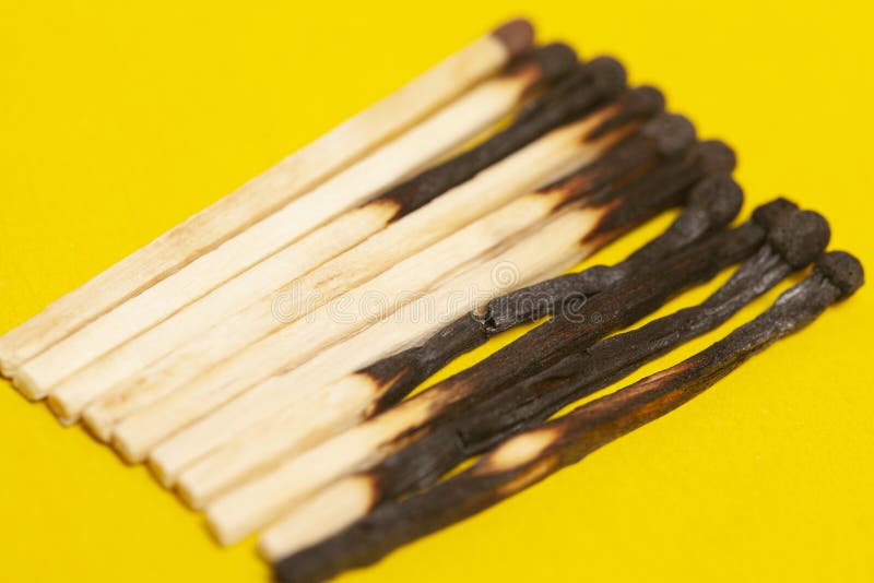 Different Stages Match Burning Matches Stock Photos Free & Royalty