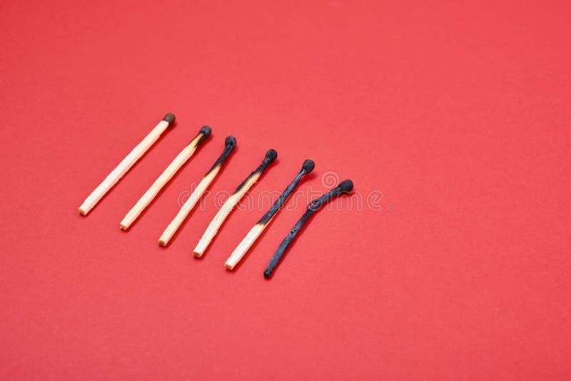 Different Stages Match Burning Matches Stock Photos Free & RoyaltyFree Stock Photos from