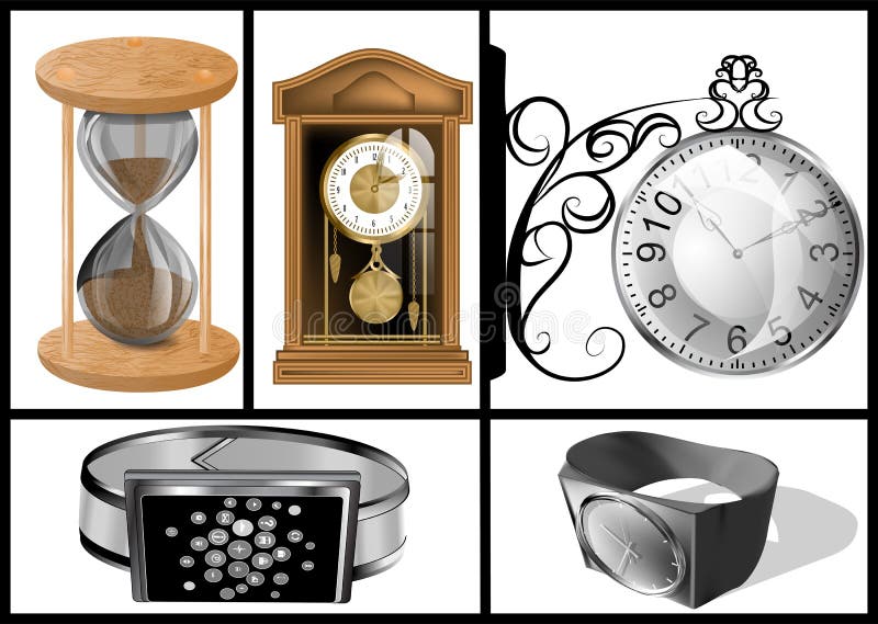 pics Different Types Of Clocks Images clock types stock illustrations