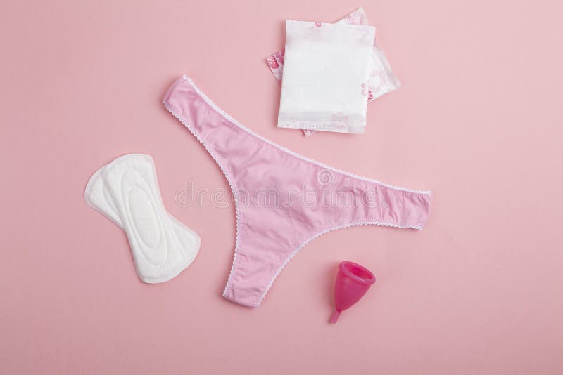 Women`s Panties .Copy Space. Beauty, Fashion Blogger Concept