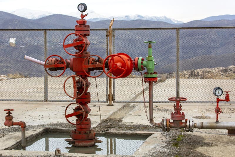 Different Types of Valves and Indicators in the Oil Industry stock photography Different Types of Valves and Indicators in the Oil Industry stock photography