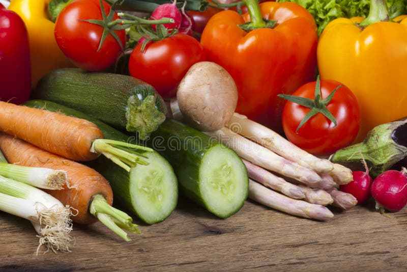 Different Varieties Fresh Vegetables Stock Photo Image of heap