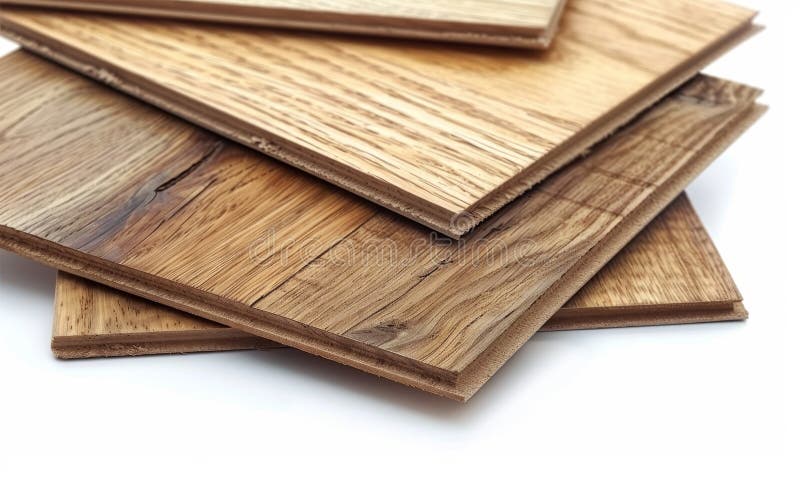 Different wood samples are displayed, highlighting unique grains and hues, suitable for design projects and material stock photos