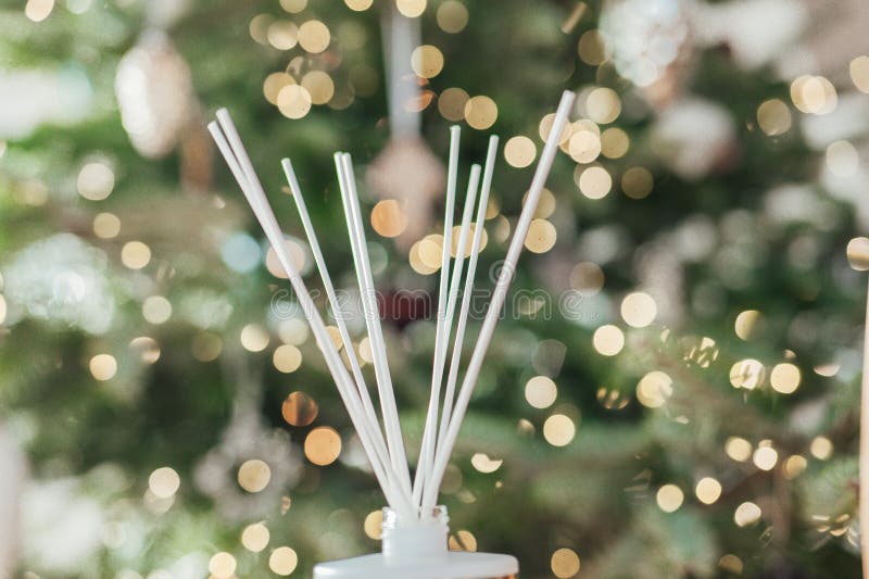 Fragrance Sticks or Scent Diffuser with Flowers Stock Photo Image of