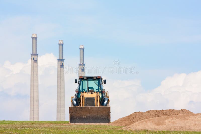 Digger and chimneys (horizontal)