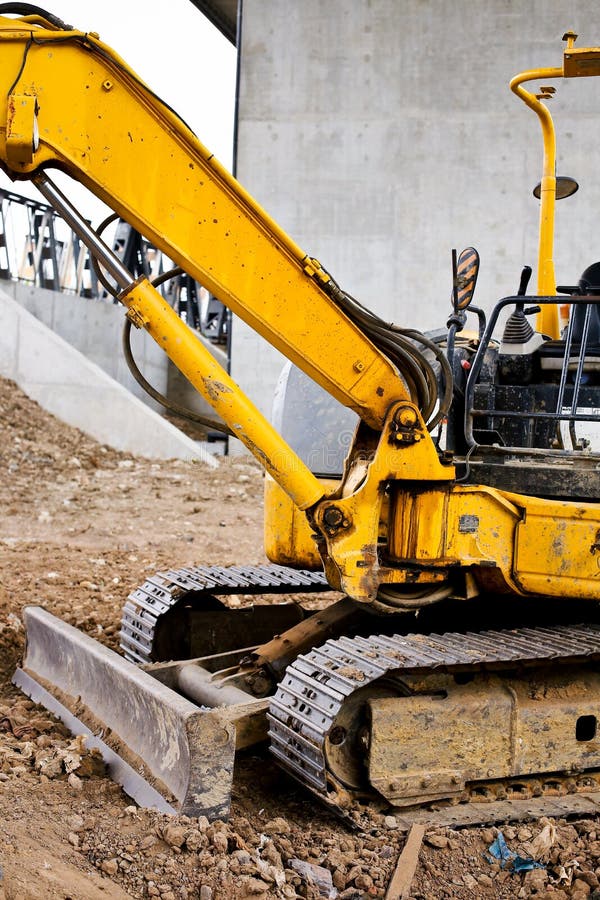 Digger tractor, stock photo. Image of digger, machinery 95945178