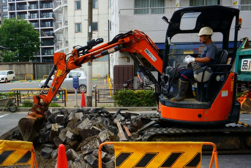 Digging up road and replacing equipment and pipework