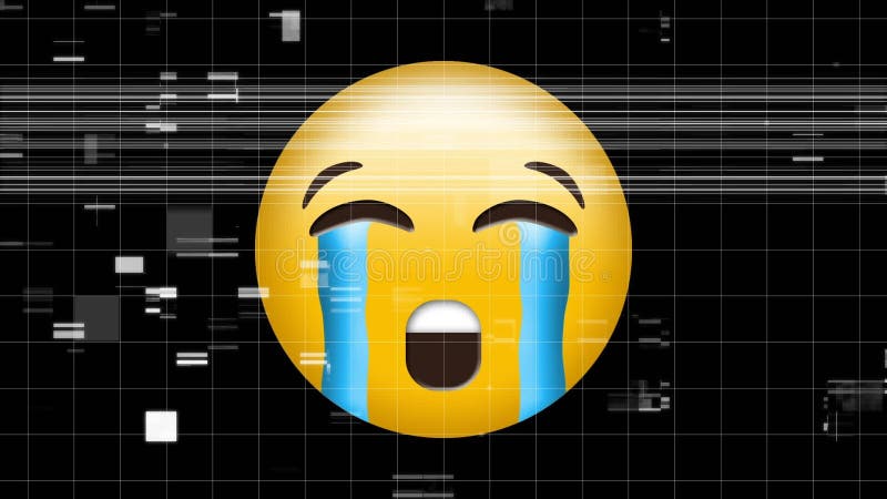 crying sad emoji emotion icon loop motion graphics video transparent  background with alpha channel 23472413 Stock Video at Vecteezy