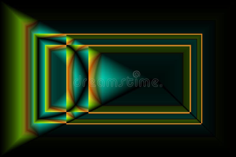 Randare fotografică3d. obiecte tridimensionale abstracte de artă digitală cu iluminare ușoară