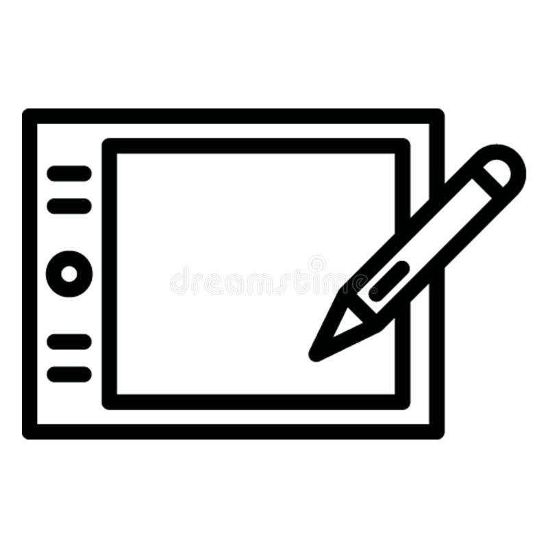 Digital art board Isolated Vector Icon which can easily modify stock illustration Digital art board Isolated Vector Icon which can easily modify stock illustration