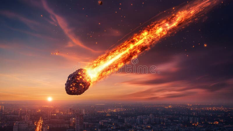 In a Digital Art Style, an Illustration Painting Captures a Sci-fi ...