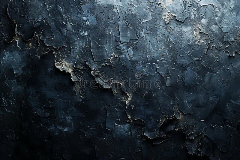 Digital artwork of black wall in the night scenery, high quality, high resolution royalty free illustration