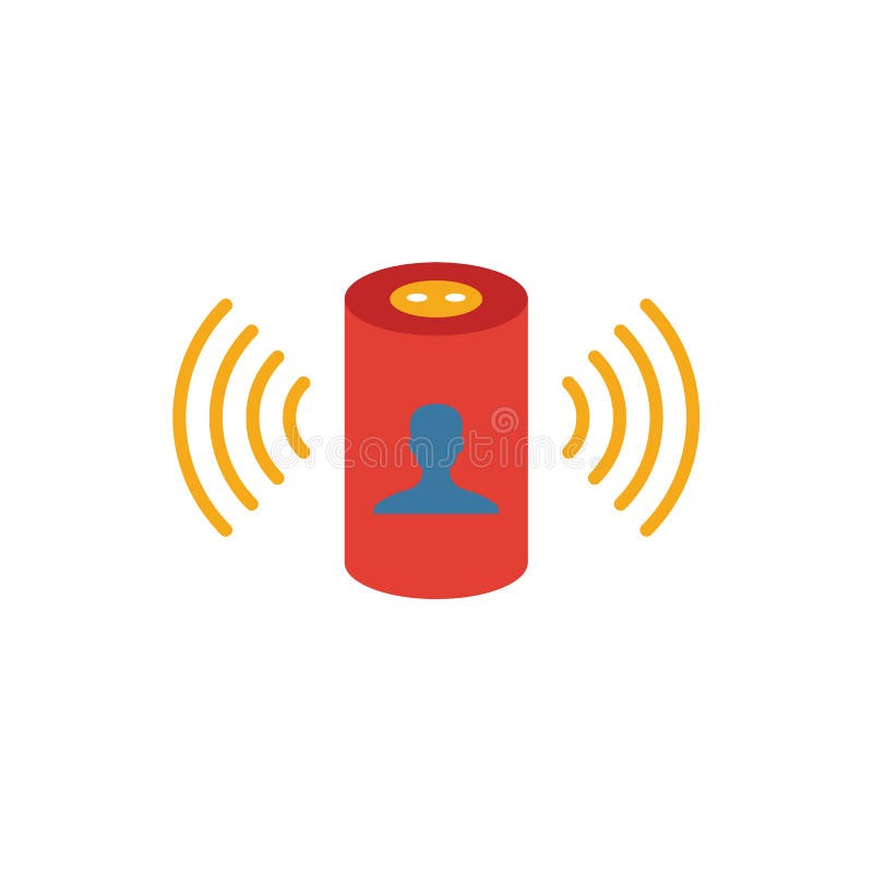 Digital Assistant Icon. Simple Element from Smart Home Icons Collection Stock Illustration
