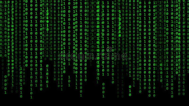 Digital Background Green Matrix. Matrix Background with Digits 1.0 ...