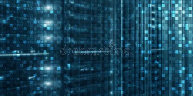 Digital background matrix information technology and internet concept.