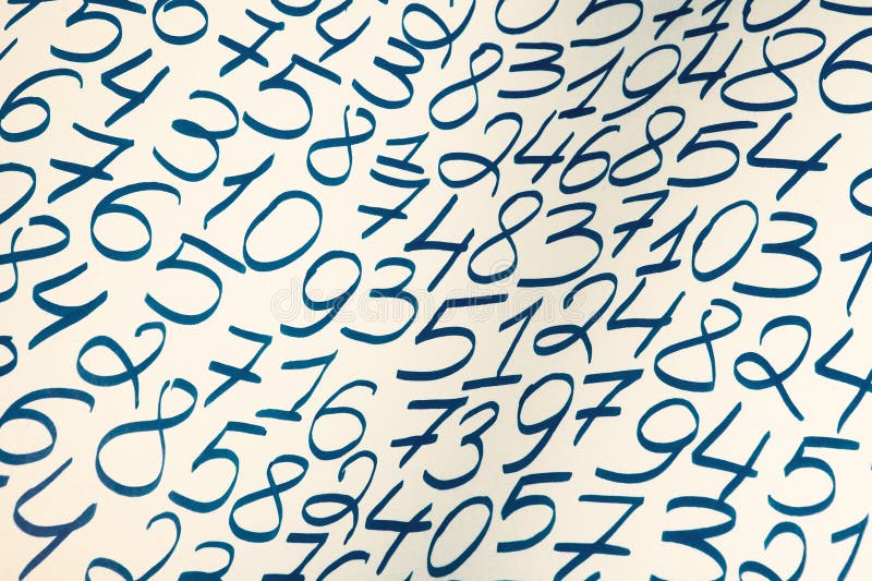 Digital background with numbers. Texture of random numbers figures. royalty free stock photos