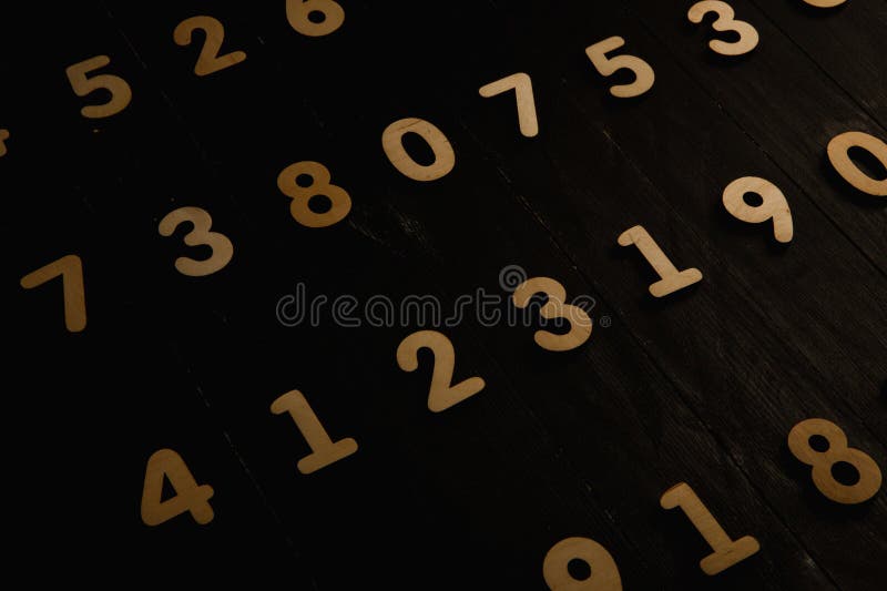 Digital background with numbers. Texture of random numbers figures. royalty free stock photo