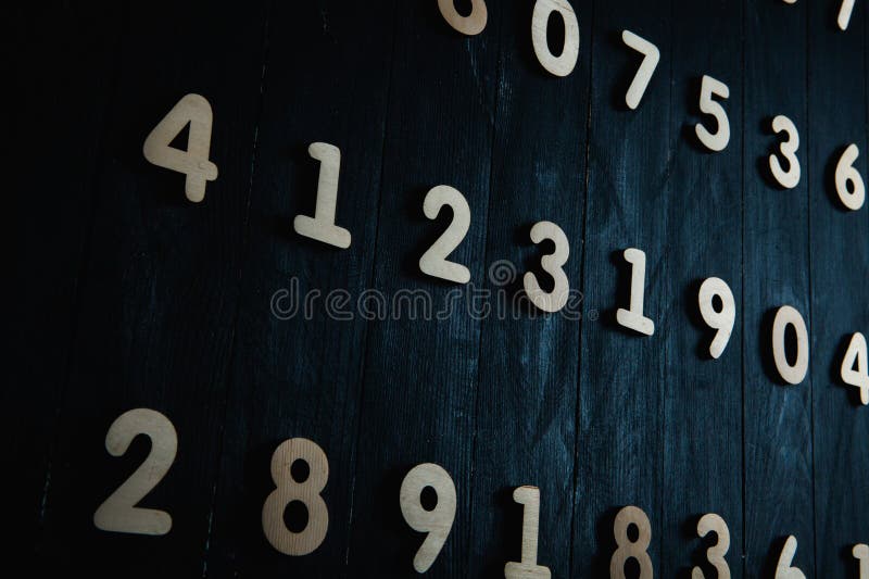 Digital background with numbers. Texture of random numbers figures. royalty free stock photos