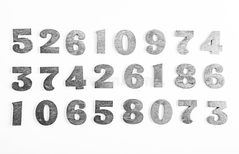 Digital background with numbers. Texture of random numbers figures. royalty free stock photography
