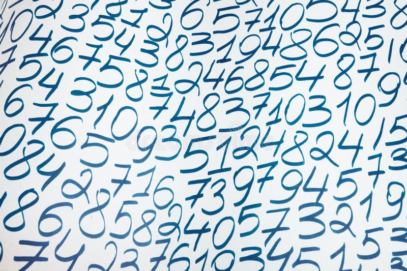 Digital background with numbers. Texture of random numbers figures. royalty free stock photos