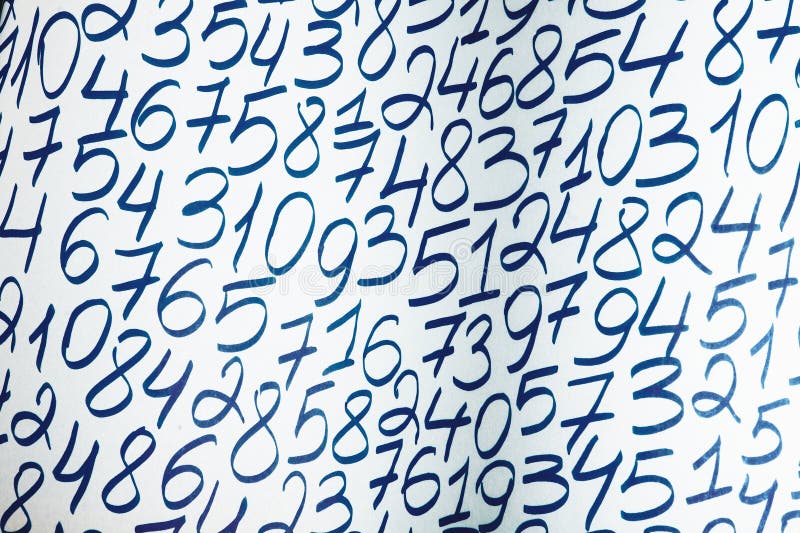 Digital background with numbers. Texture of random numbers figures. royalty free stock photo