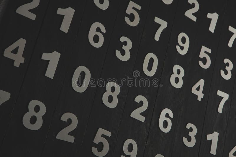 Digital background with numbers. Texture of random numbers figures. royalty free stock photos