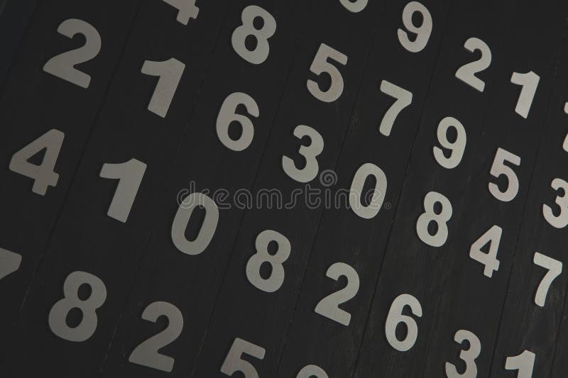 Digital background with numbers. Texture of random numbers figures. royalty free stock images