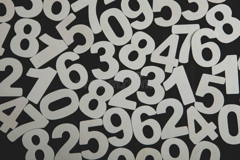 Digital background with numbers. Texture of random numbers figures. royalty free stock photo