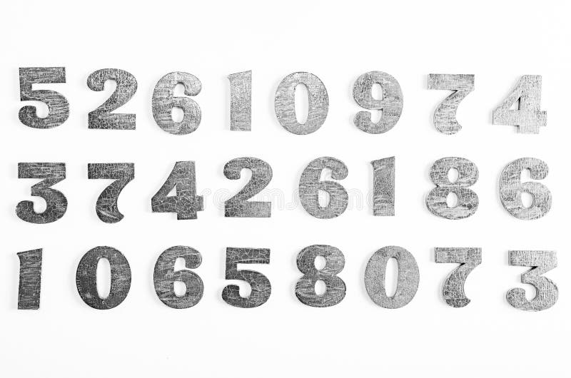 Digital background with numbers. Texture of random numbers figures. stock photography