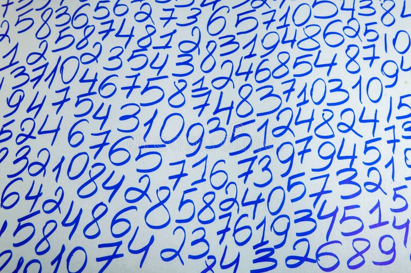 Digital background with numbers. Texture of random numbers figures. royalty free stock photos