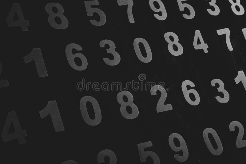 Digital background with numbers. Texture of random numbers figures. royalty free stock image