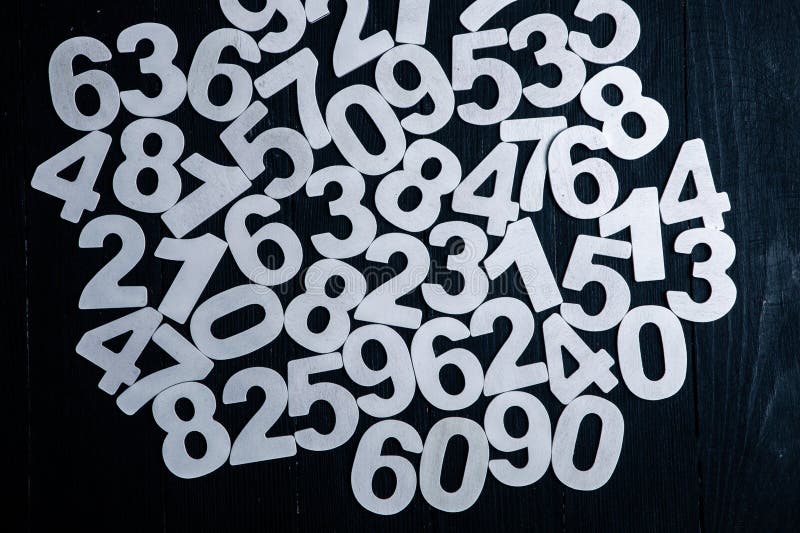Digital background with numbers. Texture of random numbers figures. royalty free stock images