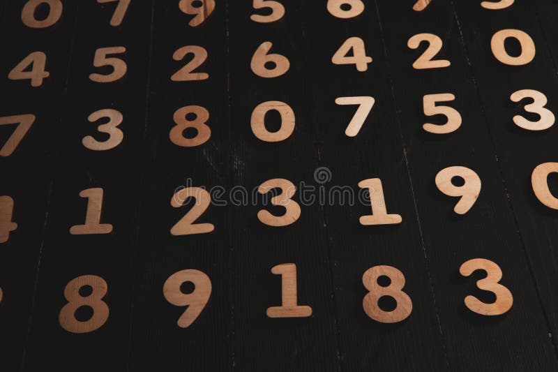 Digital background with numbers. Texture of random numbers figures. royalty free stock photos
