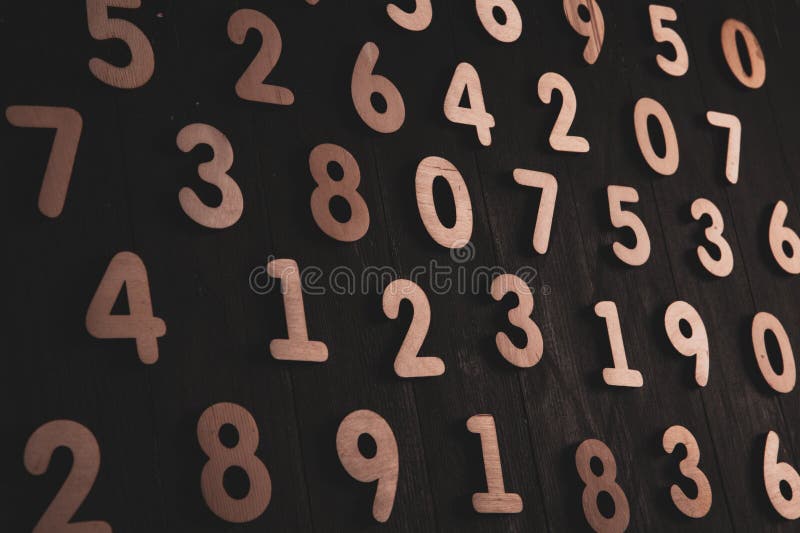 Digital background with numbers. Texture of random numbers figures. royalty free stock photo