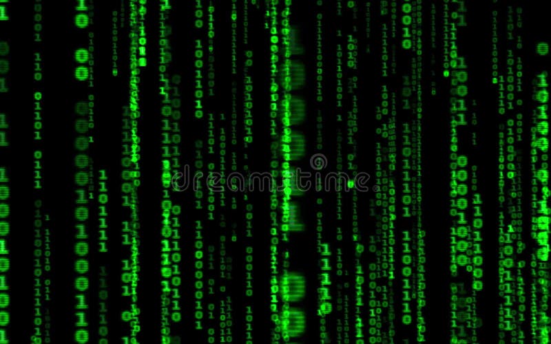 Computer Code Falling Matrix Style. Stock Video - Video of internet ...