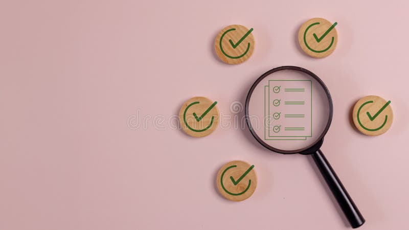 Digital business document management and checking system, Online documentation database, Online approve paperless and quality royalty free stock photography