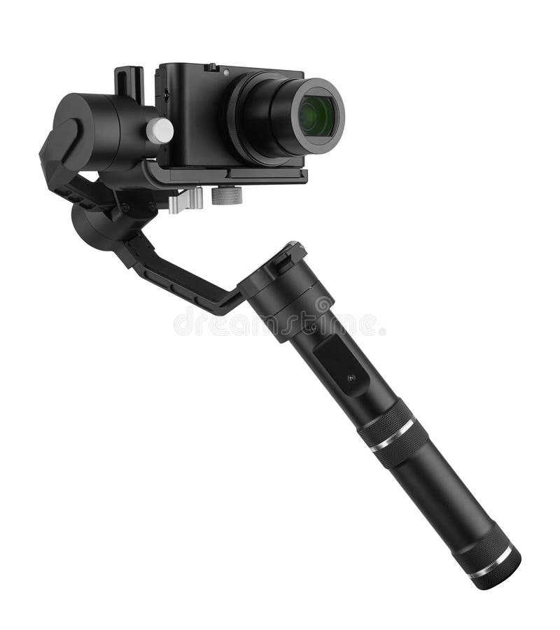 Digital camera with gimbal stock photo. Image of order 93354556