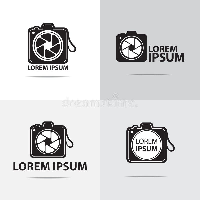 Digital camera logo design stock vector. Illustration of cinema 54579032