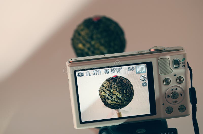 Digital Camera, Shooting Handmade Souvenirs Stock Photo Image of