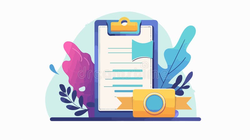 Digital certifikatsikon för Professional Identification Premium Quality Adobe Stoto Photo royaltyfri illustrationer