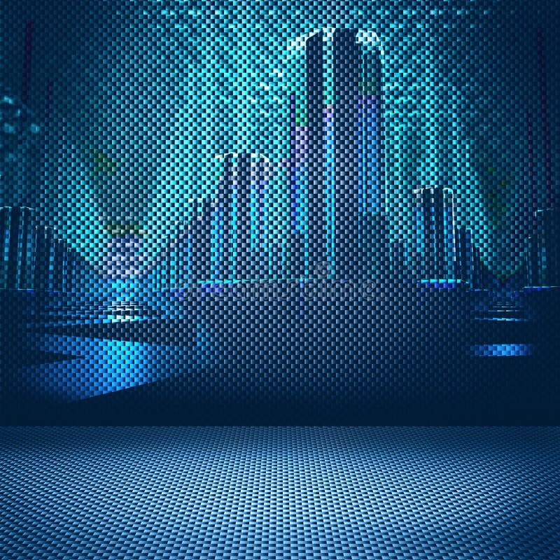 Digital city background