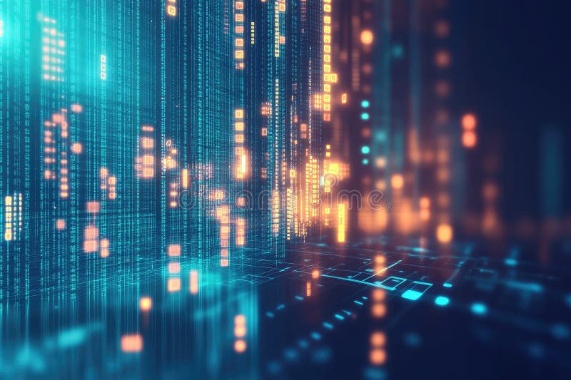 Digital Matrix royalty free illustration
