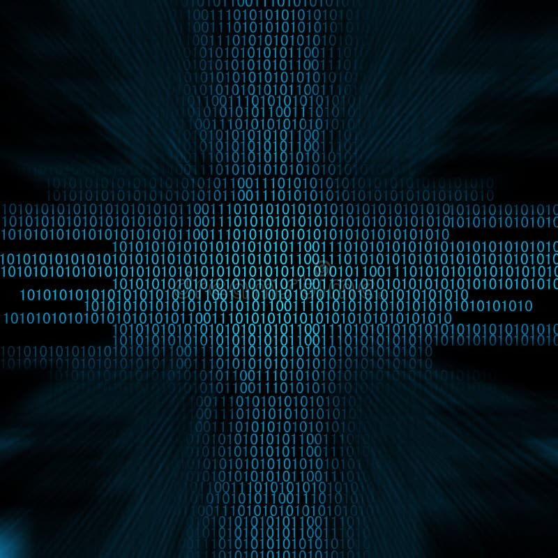 Digital code stock illustration