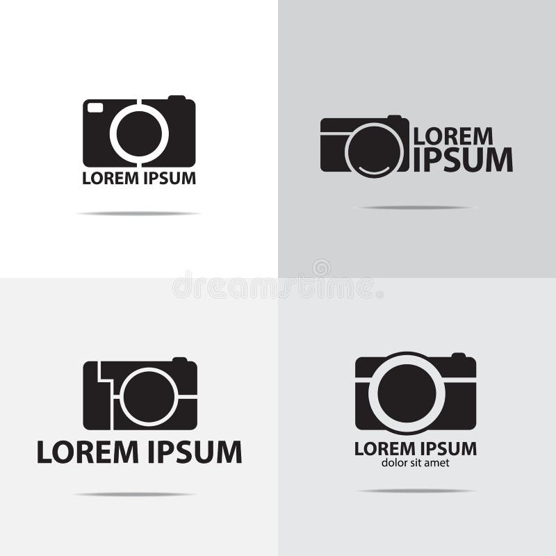 Digital camera logo design stock vector. Illustration of cinema 54579032