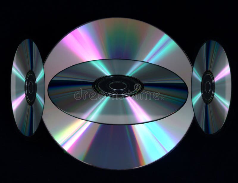 Digital Compact Discs royalty free stock images