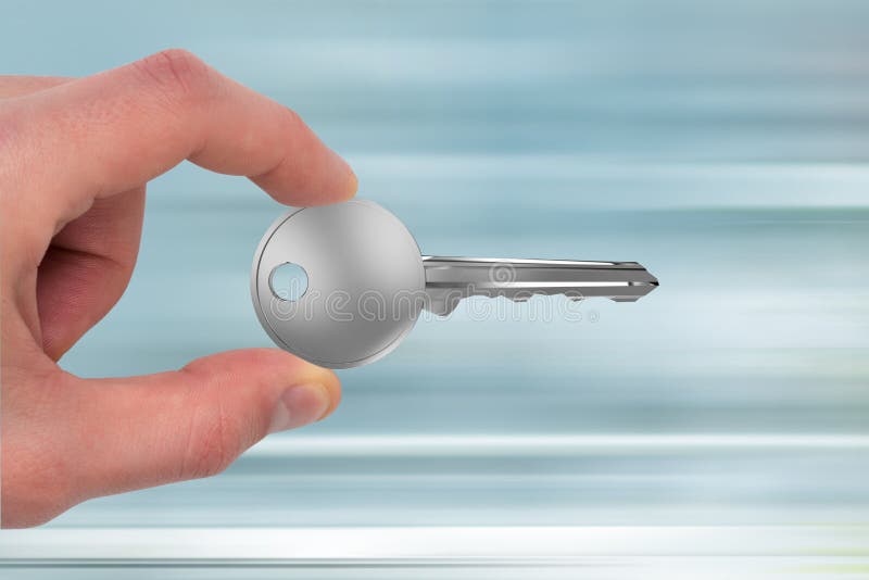 Hand holding keys stock photo Hand holding keys stock photo