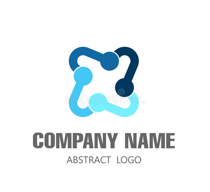 Digital Connect Creative Symbol. Abstract Business Company Logo ...