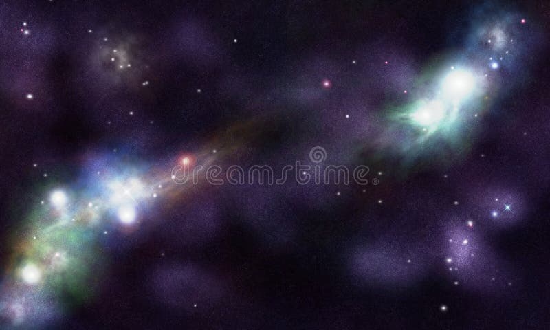 Digital created starfield