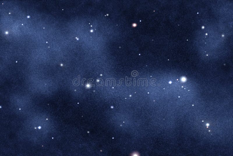 Digital created starfield